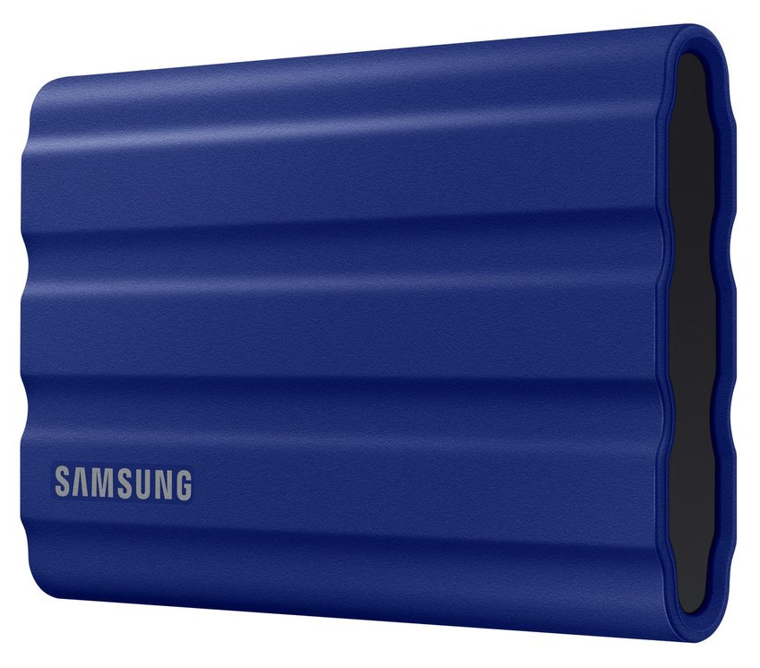 SAMSUNG Portable SSD T7 Shield 1TB / USB 3.2 Gen 2 / USB-C / Externí / Modrý