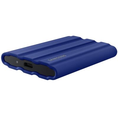 SAMSUNG Portable SSD T7 Shield 2TB / USB 3.2 Gen 2 / USB-C / Externí / Modrý
