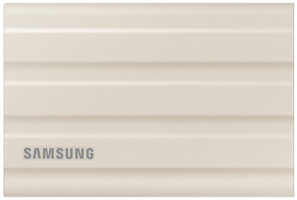 SAMSUNG Portable SSD T7 Shield 1TB / USB 3.2 Gen 2 / USB-C / Externí / Béžový