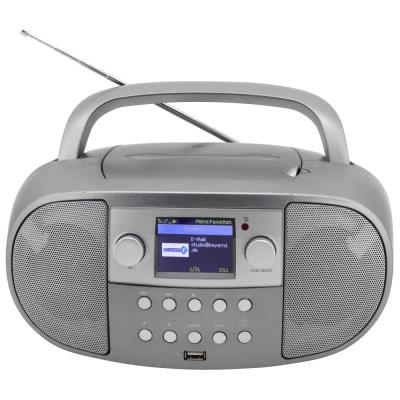 Soundmaster SCD7600TI/ DAB+/ Internet Wi-Fi rádio/ BT/ CD/ MP3/ LCD/ RDS/ USB/ AUX IN/ Stříbrný