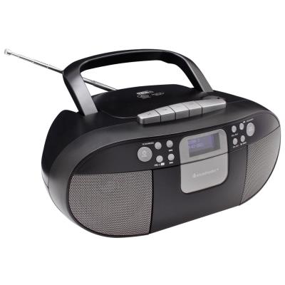 Soundmaster SCD7800SW/ DAB+/ FM/ Kazeta/ CD/ MP3/ LCD/ RDS/ USB/ AUX IN/ Černý