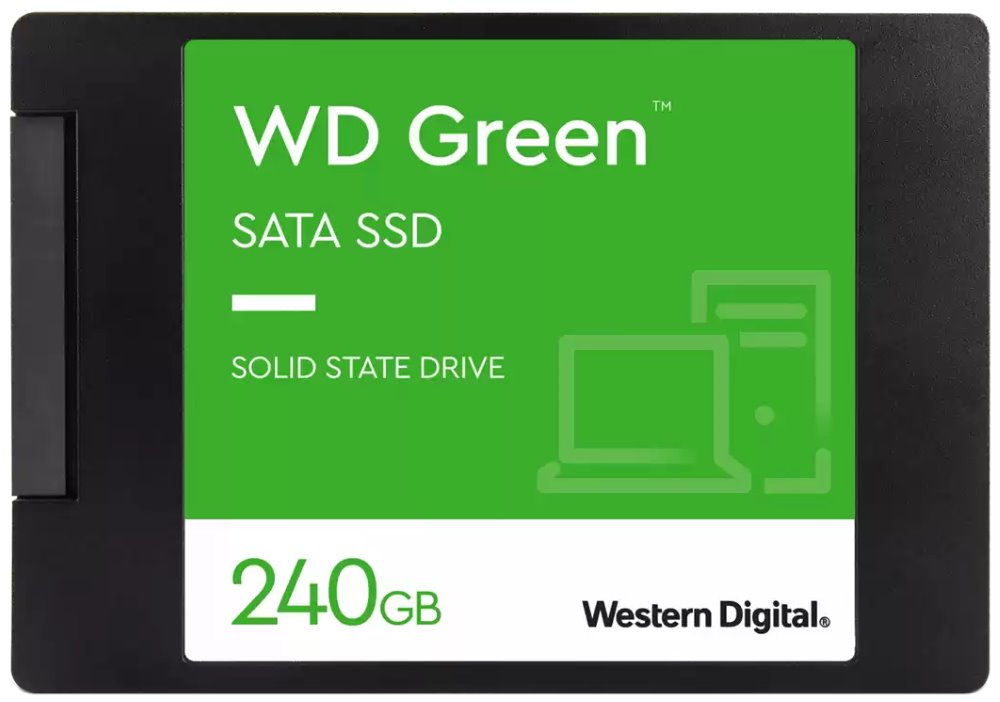 WD SSD GREEN 240GB / WDS240G3G0A / SATA III / Interní 2,5" / 7mm