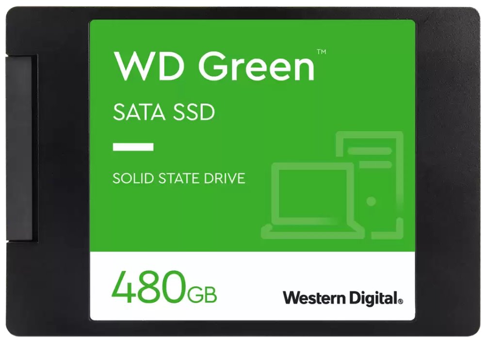 WD SSD GREEN 480GB / WDS480G3G0A / SATA III / Interní 2,5" / 7mm