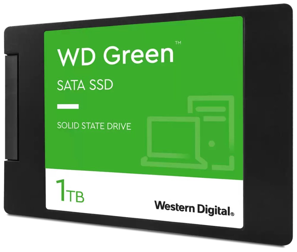 WD SSD GREEN 1TB / WDS100T3G0A / SATA III / Interní 2,5" / 7mm