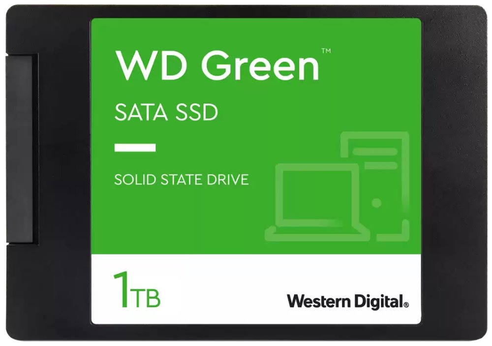 WD SSD GREEN 1TB / WDS100T3G0A / SATA III / Interní 2,5" / 7mm
