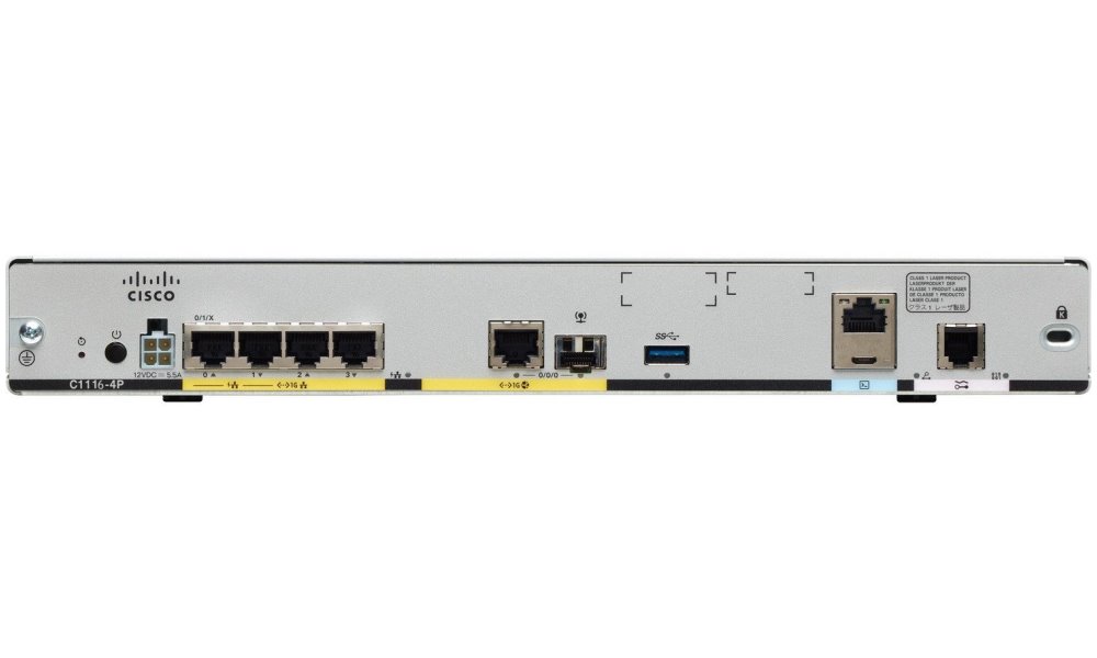 Cisco Router C1116-4P - ISR 1100, 4 Ports DSL Annex B/J, GE WAN