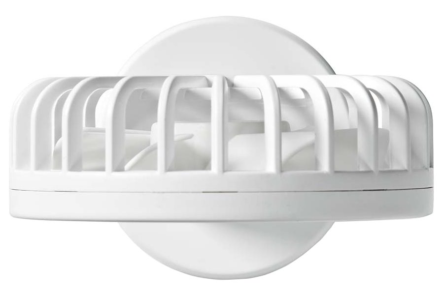 NEDIS ruční ventilátor/ průměr 6 cm/ výkon 0,9 W/ 2 rychlosti/ plast/ bílý
