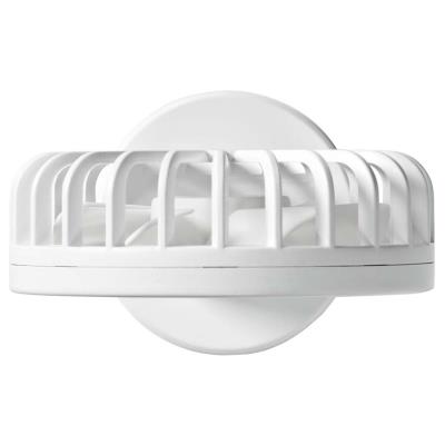 NEDIS ruční ventilátor/ průměr 6 cm/ výkon 0,9 W/ 2 rychlosti/ plast/ bílý