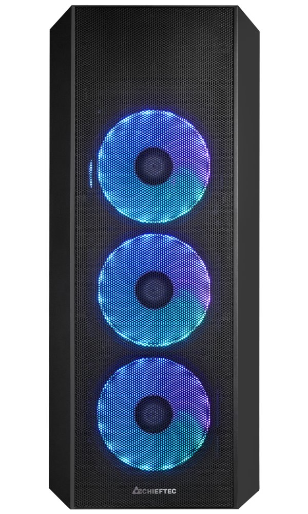 CHIEFTEC MidT Scorpion 4 GL-04B-OP / ATX / 2x USB3.0 / 1x USB2.0 / 4x120mm fan / ARGB/ průhledná bočnice / černá