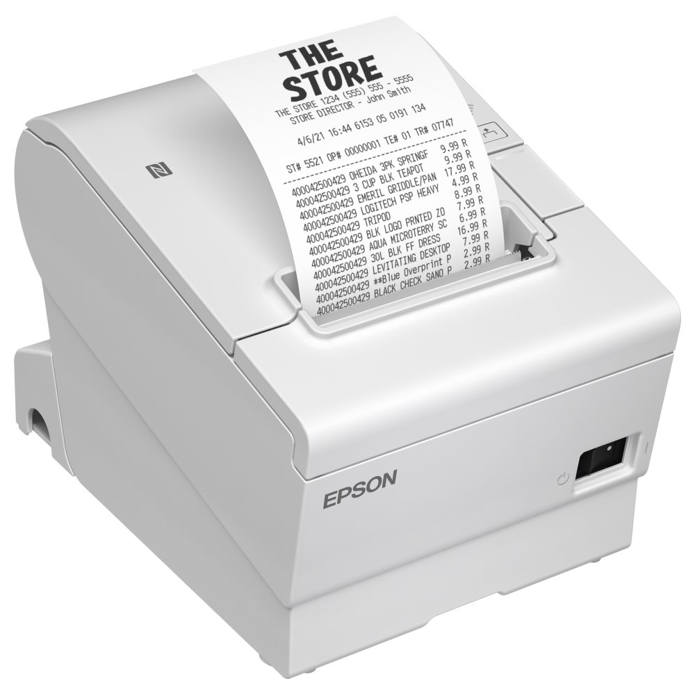 EPSON TM-T88VII/ Pokladní tiskárna/ USB+serial+Ethernet/ Bílá/ Včetně zdroje