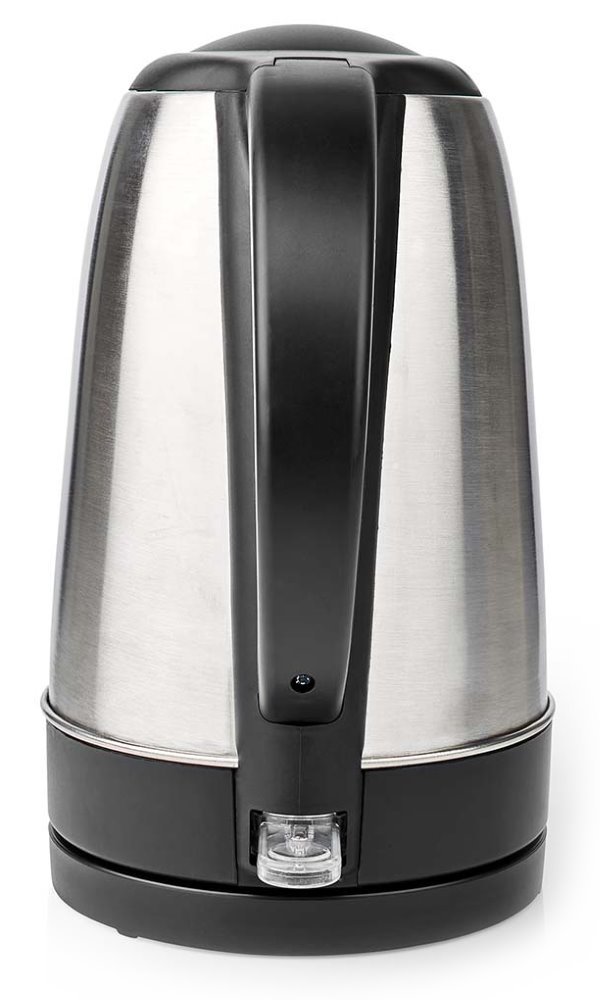 NEDIS rychlovarná konvice KAWK340EAL/ objem 1,7 l/ otáčení o 360°/ nerezová ocel/ spotřeba 2200 W/ černá / hliník