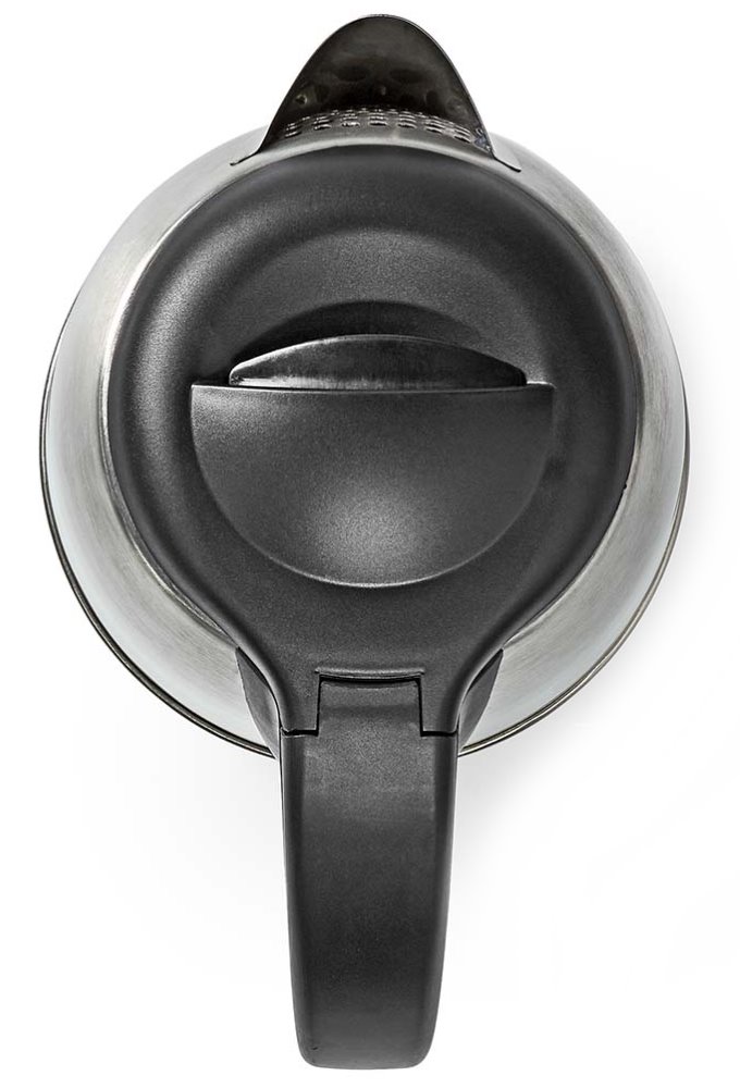 NEDIS rychlovarná konvice KAWK340EAL/ objem 1,7 l/ otáčení o 360°/ nerezová ocel/ spotřeba 2200 W/ černá / hliník