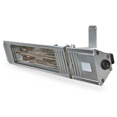 NEDIS ohřívač terasy/ spotřeba 2000 W/ 9 nastavení teploty/ IP65/ na zeď/ hliník
