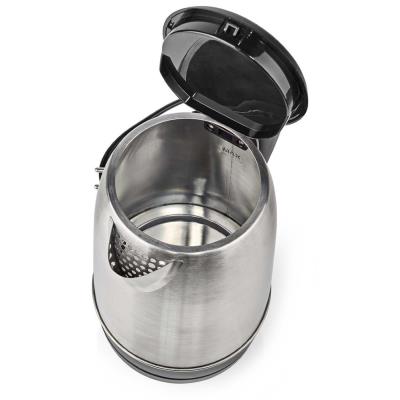NEDIS rychlovarná konvice KAWK340EAL/ objem 1,7 l/ otáčení o 360°/ nerezová ocel/ spotřeba 2200 W/ černá / hliník