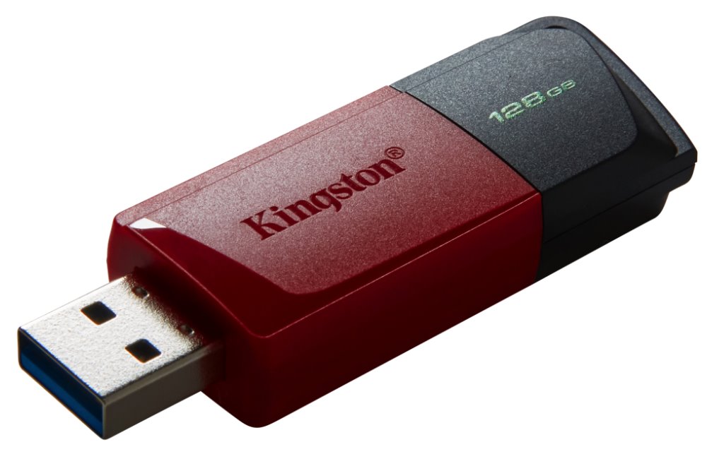 KINGSTON DataTraveler EXODIA M 128GB / USB 3.2 Gen1 / černá + červená