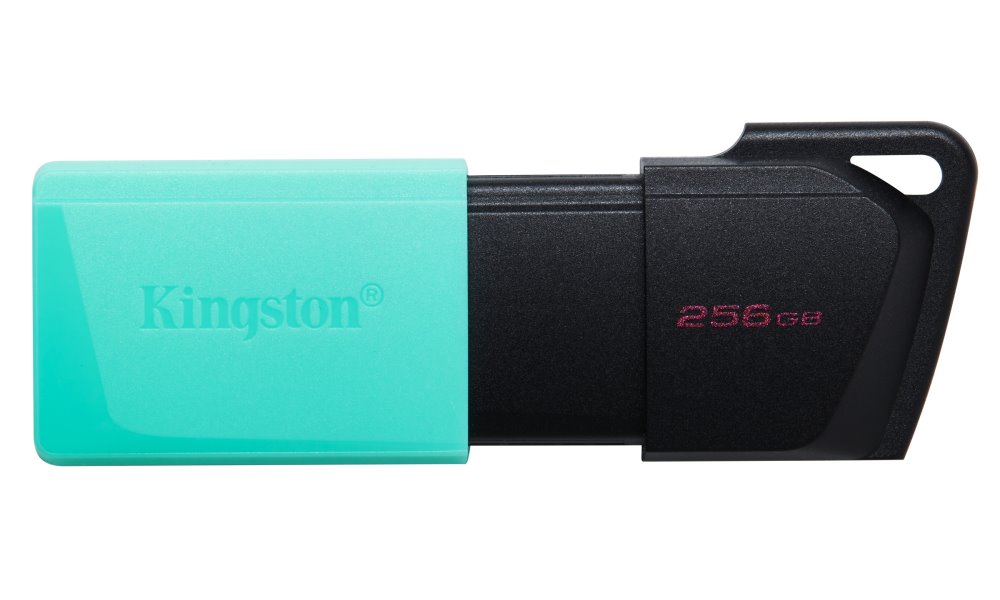 KINGSTON DataTraveler EXODIA M 256GB / USB 3.2 Gen1 / černá + tyrkysová