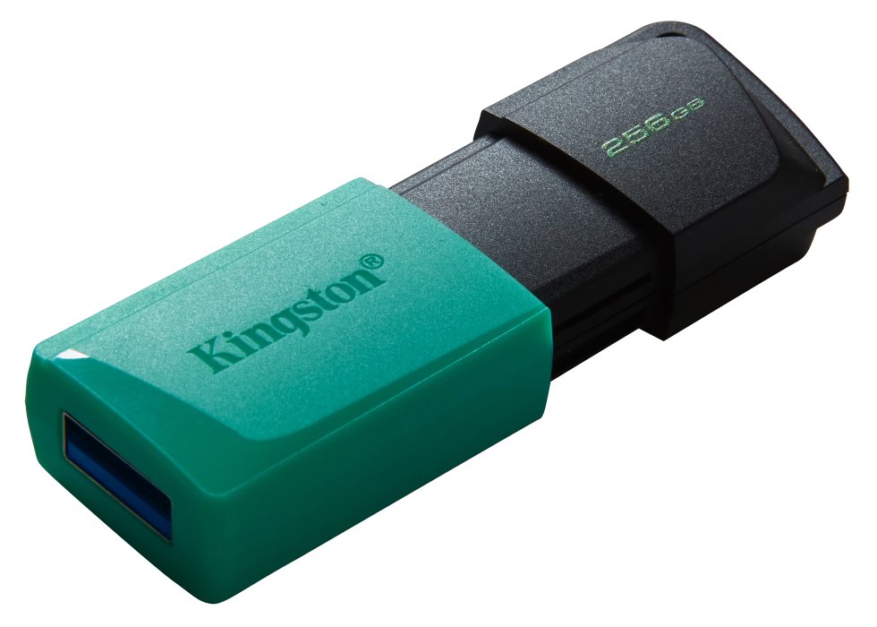 KINGSTON DataTraveler EXODIA M 256GB / USB 3.2 Gen1 / černá + tyrkysová