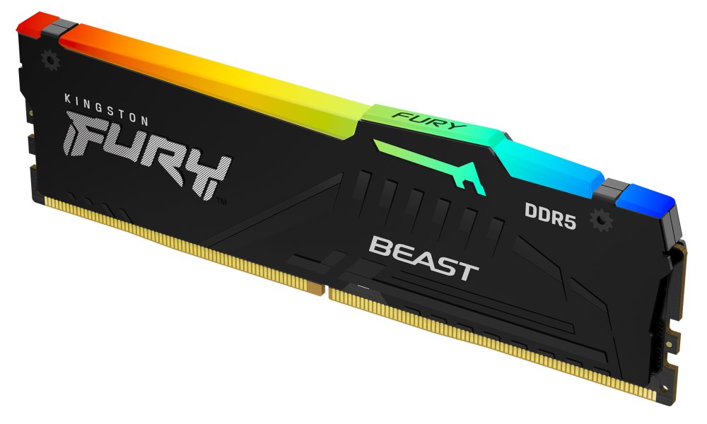 KINGSTON FURY Beast Black RGB 8GB DDR5 5200MT/s / CL40 / DIMM