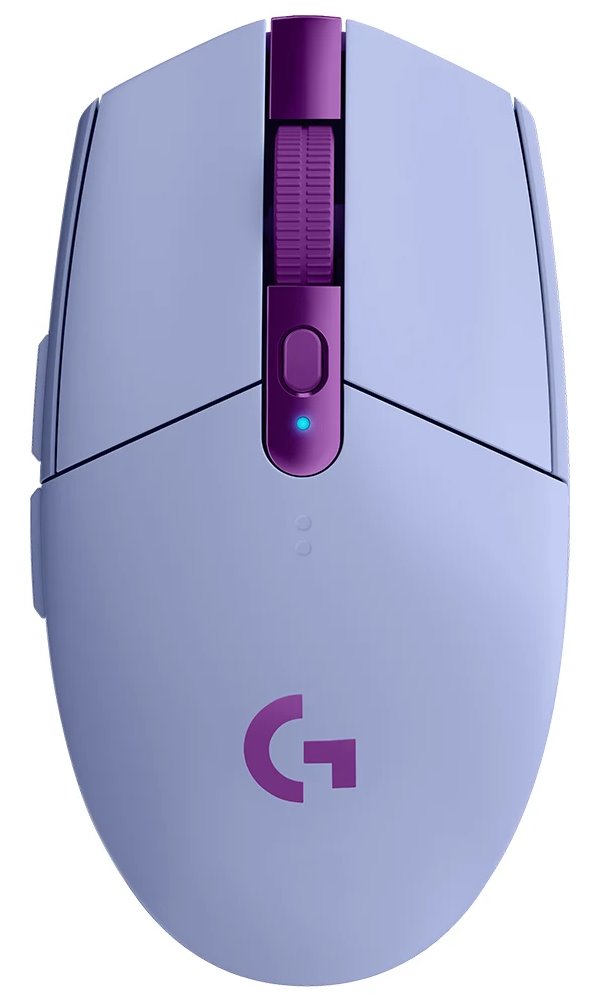 Logitech herní myš G305 LIGHTSPEED/ bezdrátová/ optická/ 6 tlačítek/ 12000dpi/ USB/ fialová