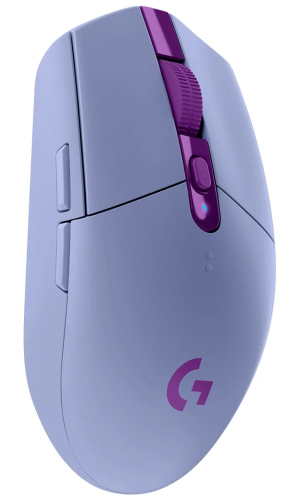 Logitech herní myš G305 LIGHTSPEED/ bezdrátová/ optická/ 6 tlačítek/ 12000dpi/ USB/ fialová