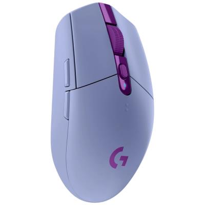 Logitech herní myš G305 LIGHTSPEED/ bezdrátová/ optická/ 6 tlačítek/ 12000dpi/ USB/ fialová