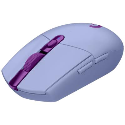 Logitech herní myš G305 LIGHTSPEED/ bezdrátová/ optická/ 6 tlačítek/ 12000dpi/ USB/ fialová