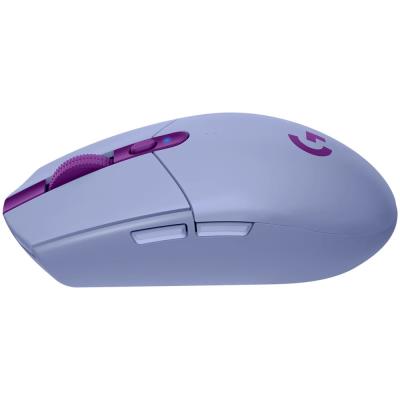 Logitech herní myš G305 LIGHTSPEED/ bezdrátová/ optická/ 6 tlačítek/ 12000dpi/ USB/ fialová
