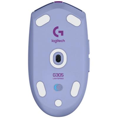 Logitech herní myš G305 LIGHTSPEED/ bezdrátová/ optická/ 6 tlačítek/ 12000dpi/ USB/ fialová