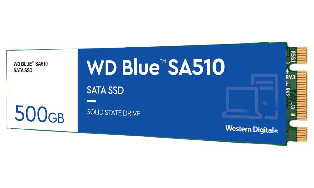 WD SSD BLUE SA510 500GB / WDS500G3B0B / M.2 SATA III / Interní / 2280