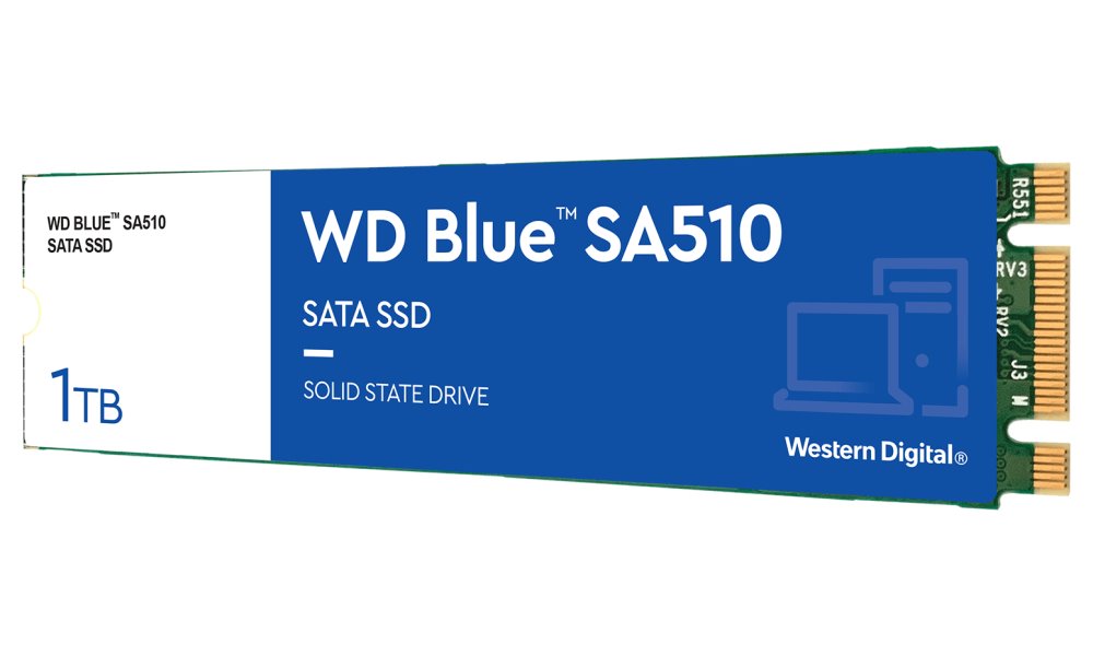 WD SSD BLUE SA510 1TB / WDS100T3B0B / M.2 SATA III / Interní / 2280