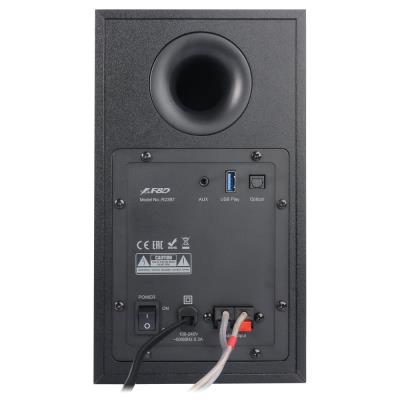 POŠKOZENÝ OBAL - FENDA F&D repro R23BT/ 2.0/ 40W/ dřevěné/ BT/ Optický/ USB vstup/ dálkové ovládání/ černé