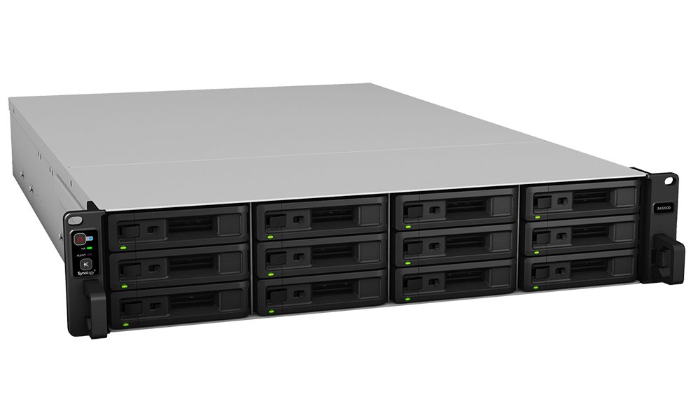 Synology SA3200D   2U, 12x SAS, 16GB RAM, , 4x Gb LAN, 2x 10Gb LAN, 2x PCIe