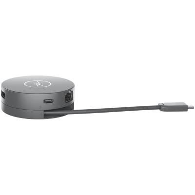 DELL mobilní adaptér DA305/ USB-C/ na HDMI/ DisplayPort/ Ethernet RJ-45/ 2x USB 3.1/ replikátor portů