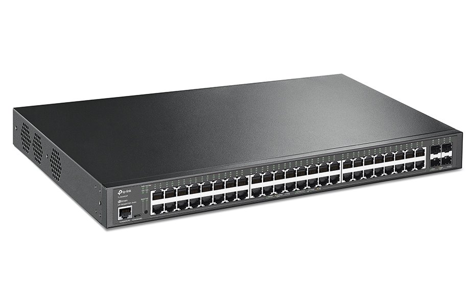 TP-Link TL-SG3452XP JetStream 52-port Gigabit L2+ / 48x Gigabit PoE+ / 4x 10Gigabit SFP+ / RJ-45/Micro-USB Console Port
