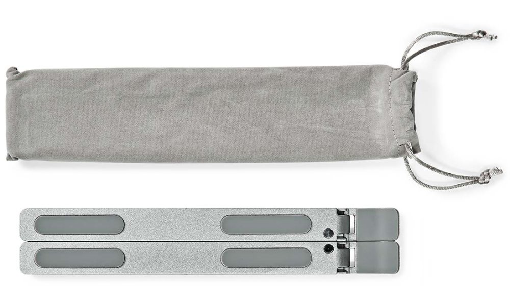 NEDIS stojan na notebook/tablet/smartphone/ univerzální/ pro zařízení 5" - 17"/ 6 úhlů/ hliník