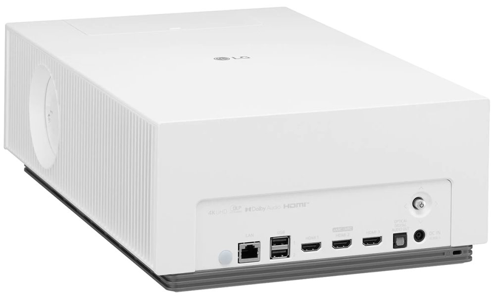 LG projektor HU710PW-GL / 4K UHD / 2000ANSI / Laser + RB LED / HDMI / USB / LAN
