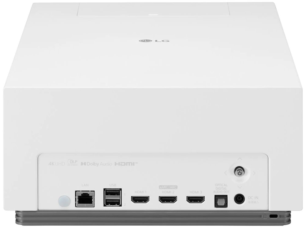 LG projektor HU710PW-GL / 4K UHD / 2000ANSI / Laser + RB LED / HDMI / USB / LAN