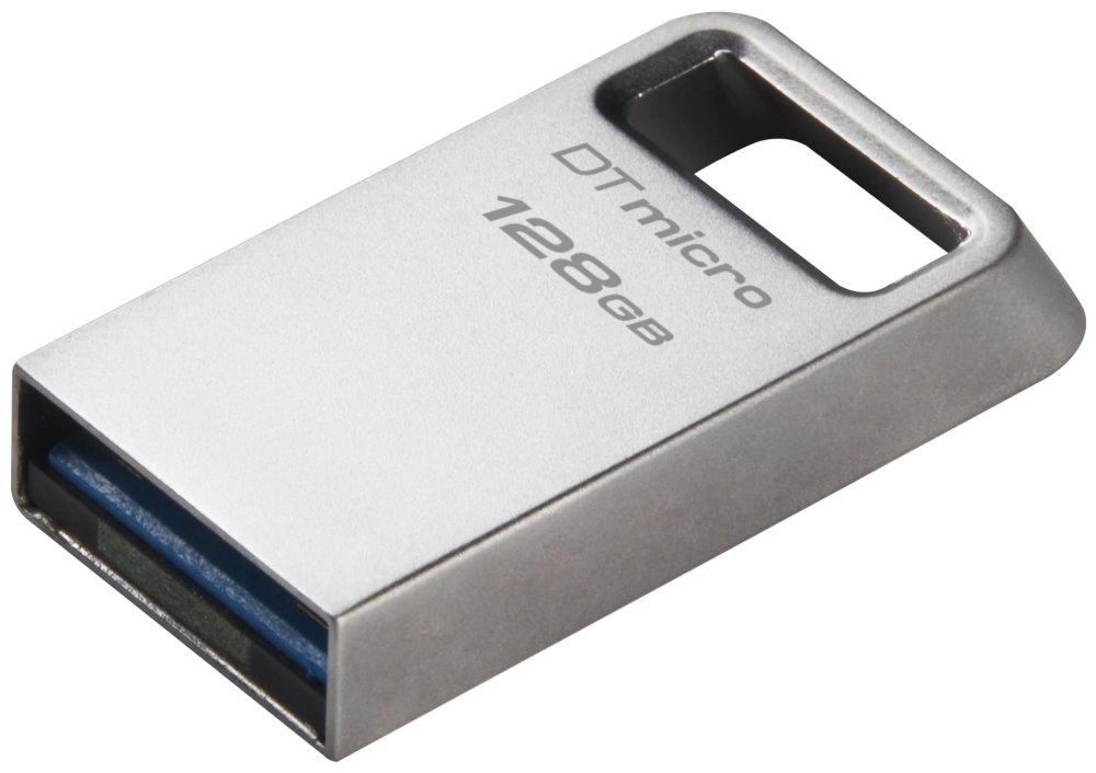 KINGSTON DataTraveler MICRO 128GB / USB 3.2 / kovové tělo