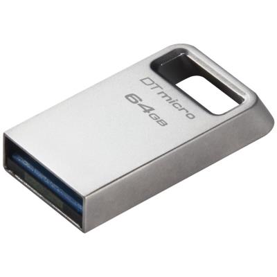 KINGSTON DataTraveler MICRO 64GB / USB 3.2 / kovové tělo