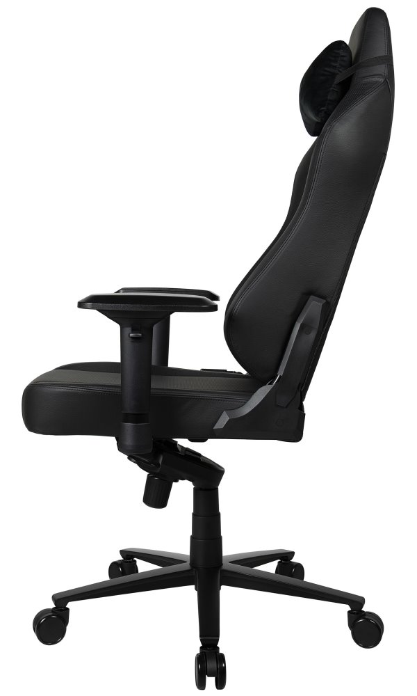 AROZZI herní židle PRIMO Full Premium Leather Black/ 100% přírodní italská kůže/ černá