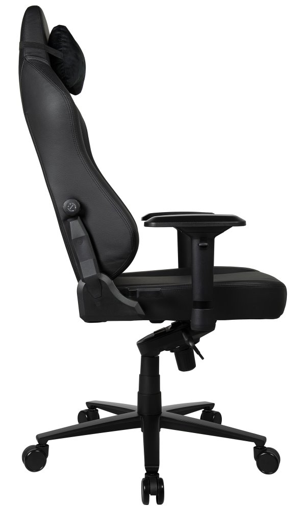 AROZZI herní židle PRIMO Full Premium Leather Black/ 100% přírodní italská kůže/ černá