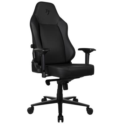 AROZZI herní židle PRIMO Full Premium Leather Black/ 100% přírodní italská kůže/ černá