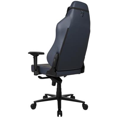 AROZZI herní židle PRIMO Full Premium Leather Ocean/ 100% přírodní italská kůže/ tmavě modrá