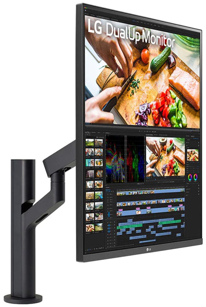 LG Dual monitor 28MQ780-B / 27,6"/ IPS / 2560x2880 / 16:18 / 1000:1/ 300 cd/m2/ 5 ms /HDMI / DP/ USB-C / repro