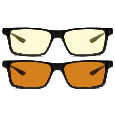 GUNNAR kancelářske/herní brýle 2-PACK VERTEX ONYX * jantarová + jantarová MAX skla* BLF 65 + 98 * GUNNAR focus + pouzdro