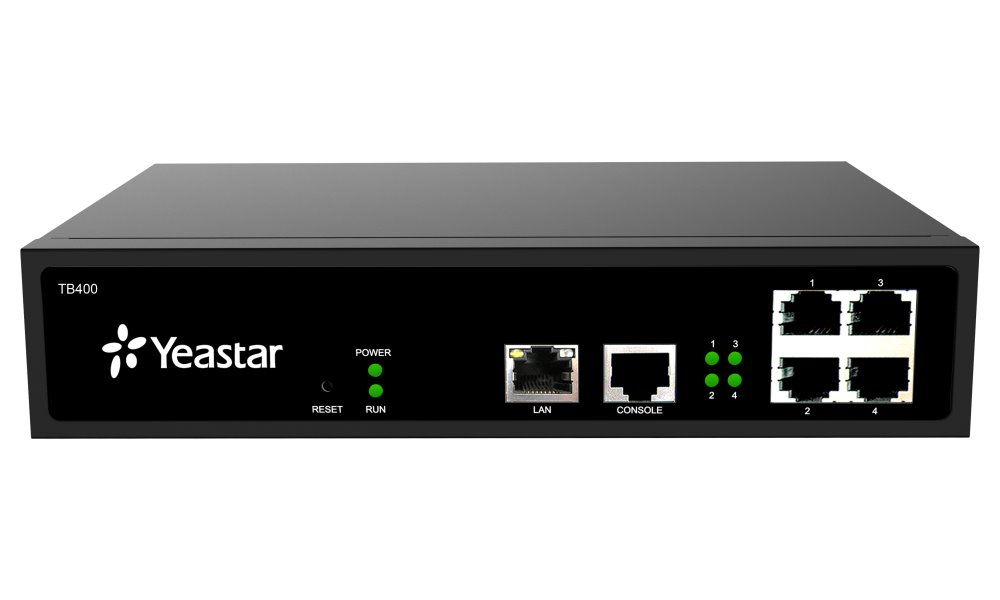 Yeastar NeoGate TB400, IP/ISDN2 brána, 4x BRI, 1x LAN, rack