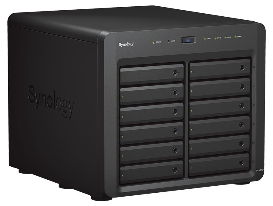 Synology DS3622xs+   12x SATA, 16GB RAM, 2x USB 3.0, 2x GbE, 2x 10GbE, 1x PCIe