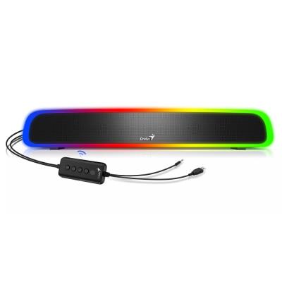 GENIUS repro USB SoundBar 200BT/ Bluetooth/ 3,5" jack/ 4W/ RGB/ černý