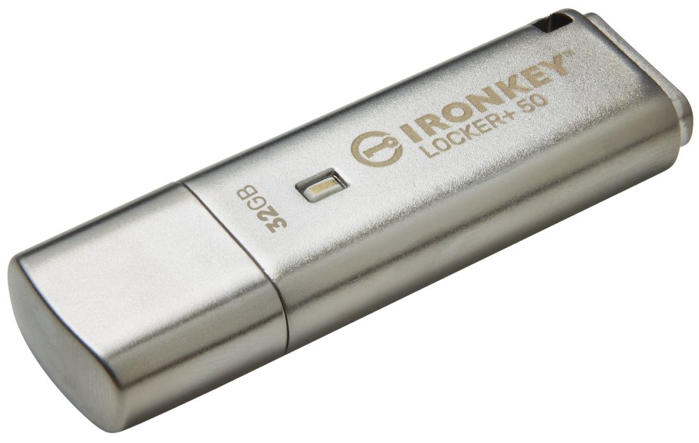 KINGSTON IronKey Locker+ 50  32GB / USB 3.2 / Šifrování XTS-AES