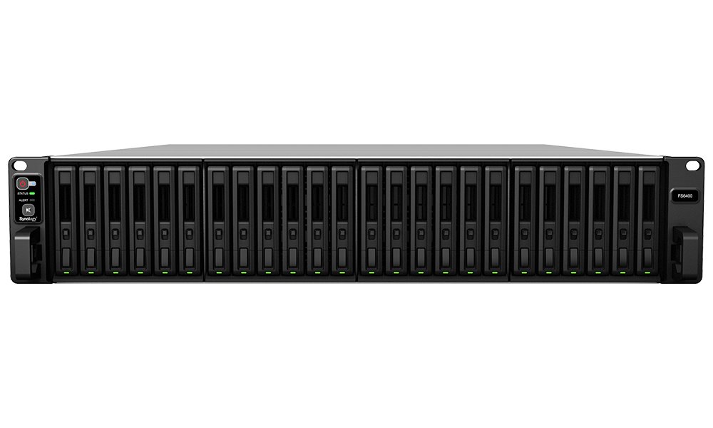 Synology FS6400 Flash Station   2U, 24x SAS, 32GB RAM, 2x 10Gb LAN, 2x 1Gb LAN, redund.zdroj, 2x PCIe